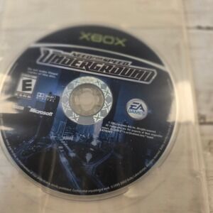 Need for Speed‎ Underground Microsoft Xbox 2003 EA Games Racing Video Game Disc